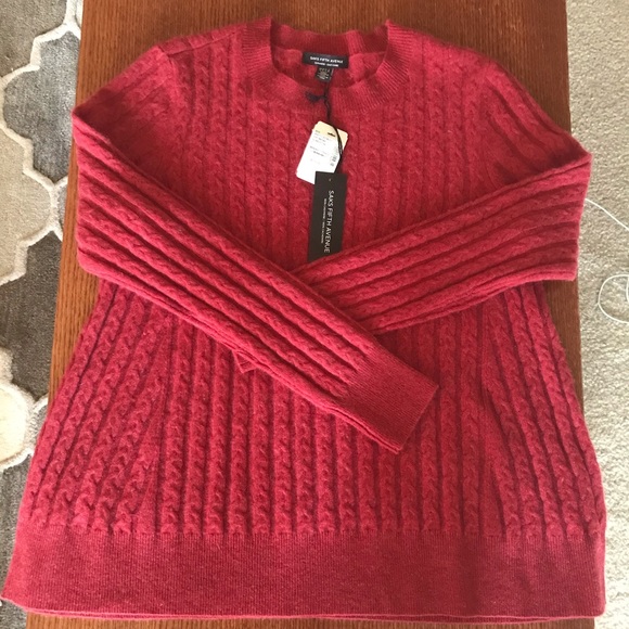 Saks Fifth Avenue Cashmere Sweater - Picture 5 of 6